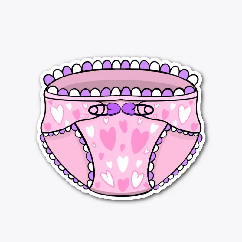 Pink Diaper print collection