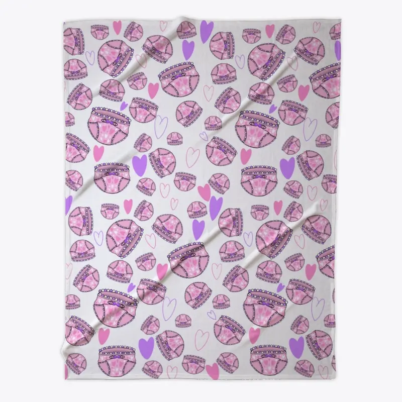 Pink Diaper print collection