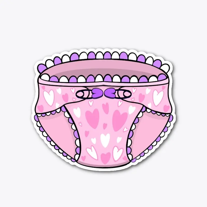 Pink Diaper print collection